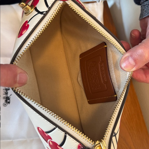 Coach Cherry Swinger Handbag New CZ492 - Picture 16 of 16